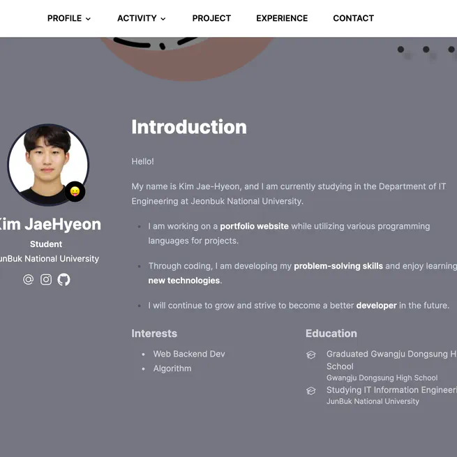 Portfolio Site With Hugo