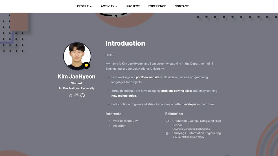 Portfolio Site With Hugo